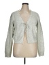 Jessica Simpson Silver Cardigan Size XL - photo 1