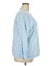 Draper James 100% Cotton Checkered-gingham Blue Pullover Sweater Size 2X - photo 4
