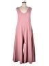 Mien Solid Pink Jumpsuit Size 1X - photo 1
