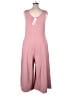 Mien Solid Pink Jumpsuit Size 1X - photo 2