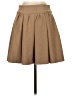 Zara Solid Tan Casual Skirt Size XS - photo 2