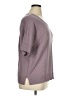 Coldwater Creek 100% Cotton Purple Pullover Sweater Size XL - photo 4