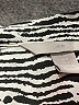 H&M 100% Polyester Animal Print Silver Long Sleeve Blouse Size 6 - photo 7