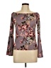Polly & Esther Gray Long Sleeve Blouse Size L - photo 1