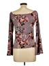 Polly & Esther Gray Long Sleeve Blouse Size L - photo 2