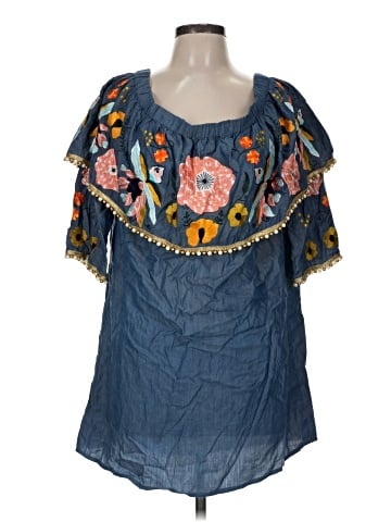 Boston Proper Short Sleeve Blouse (view 1)