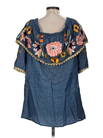 Boston Proper Short Sleeve Blouse (view 2)