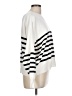 For The Republic Stripes White Pullover Sweater Size L - photo 4
