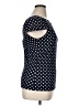 Chaps Polka Dots Blue Short Sleeve T-Shirt Size XL - photo 4