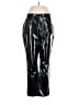 Good American 100% Polyurethane Metallic Silver Casual Pants Size 12 - photo 1