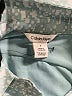 Calvin Klein 100% Polyester Stars Teal Long Sleeve Blouse Size M - photo 7