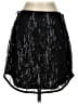 Avec Les Filles 100% Polyester Tweed Black Formal Skirt Size S - photo 1