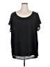 Torrid 100% Polyester Black Short Sleeve Blouse Size 3X Plus (3) - photo 1