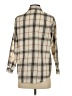 BELLA ELLA Plaid Tan Long Sleeve Button-Down Shirt Size S - photo 2