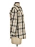 BELLA ELLA Plaid Tan Long Sleeve Button-Down Shirt Size S - photo 4