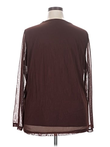 Nina Leonard Long Sleeve Top (view 2)