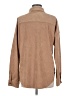 MIHOLL 100% Polyester Solid Brown Long Sleeve Blouse Size M - photo 2