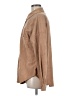 MIHOLL 100% Polyester Solid Brown Long Sleeve Blouse Size M - photo 5