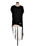 Assorted Brands 100% Polyester Black Short Sleeve Top Size L - photo 1
