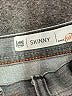 Lee Dungarees Chevron-herringbone Gray Jeans Size 12 - photo 3