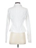 Shein Stripes Ivory Long Sleeve Blouse Size S - photo 2