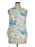 Talbots Green Sleeveless Blouse Size 14 Petite - photo 1