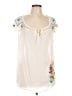 Johnny Was 100% Polyester Ivory Sleeveless Blouse Size L - photo 1