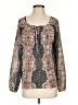 Sanctuary 100% Polyester Brown Long Sleeve Blouse Size S - photo 1