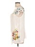 Johnny Was 100% Polyester Ivory Sleeveless Blouse Size L - photo 5