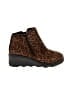 Clarks Animal Print Brown Ankle Boots Size 6 - photo 1