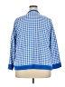 Draper James 100% Cotton Checkered-gingham Blue Pullover Sweater Size 2X - photo 2