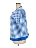 Draper James 100% Cotton Checkered-gingham Blue Pullover Sweater Size 2X - photo 5