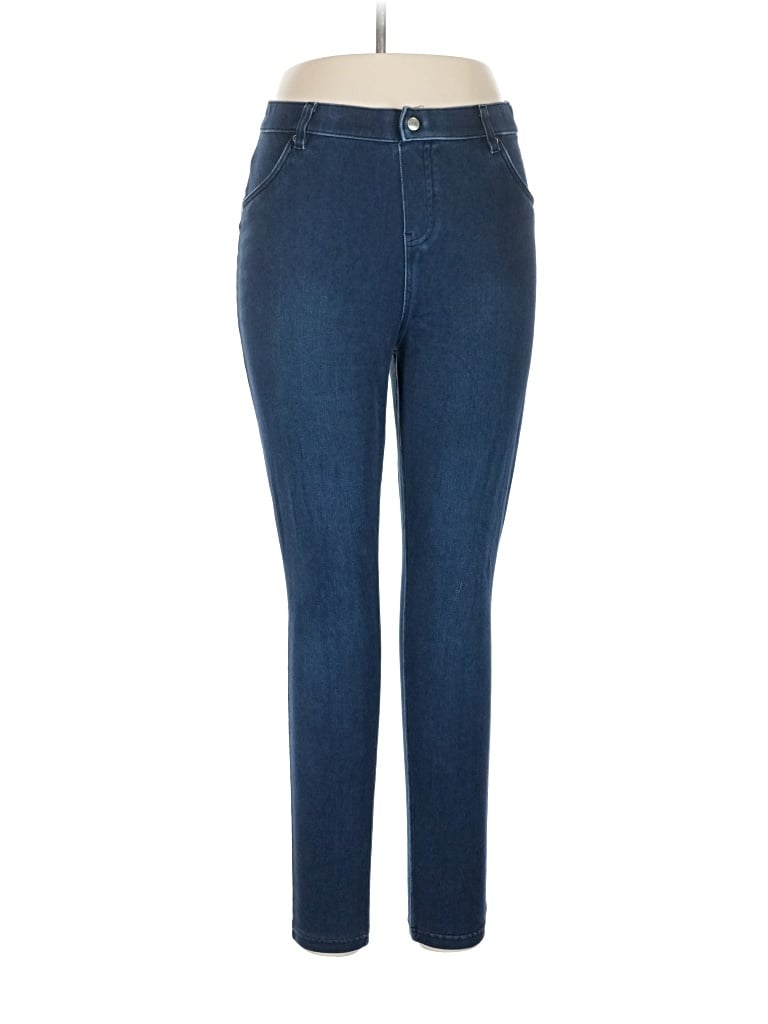 Pre-owned Hue Jeans In Blue