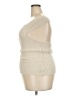 Le Lis 100% Acrylic Ivory Tan Pullover Sweater Size M - photo 5