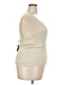 Le Lis 100% Acrylic Ivory Tan Pullover Sweater Size M - photo 4