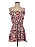 S/W/F 100% Rayon Floral Red Cocktail Dress Size XS - photo 1