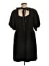 Hyfve Solid Black Casual Dress Size L - photo 2
