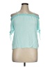 BCX 100% Rayon Teal Sleeveless Blouse Size XL - photo 1