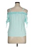 BCX 100% Rayon Teal Sleeveless Blouse Size XL - photo 2