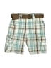 Greendog 100% Cotton Plaid Green Cargo Shorts 18-24 MO / 24 MO - photo 1