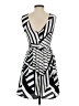 Everly 100% Polyester Graphic Multi Color Gray Cocktail Dress Size S - photo 2