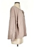 Fashion Tan Long Sleeve Blouse Size S - photo 4