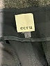 Ecru Solid Black Active Pants Size 2 - photo 7