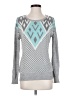 Ecote Argyle Silver Pullover Sweater Size XS - photo 1