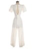Club Monaco Solid Ivory White Jumpsuit Size 2 - photo 2