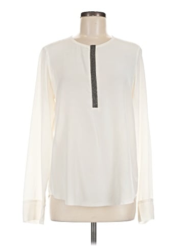 Go By Go Silk Long Sleeve Silk Top (view 1)