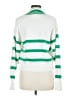 Luna Ivy Stripes White Pullover Sweater Size M - photo 2
