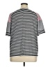 Unbranded Stripes Gray Short Sleeve T-Shirt Size XL - photo 2