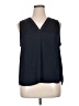 Vince Camuto 100% Polyester Blue Sleeveless Blouse Size XL - photo 1