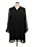 Nine West 100% Polyester Black Cocktail Dress Size XL - photo 1